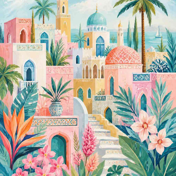 Paint by Numbers - A dreamlike oasis on the Mediterranean