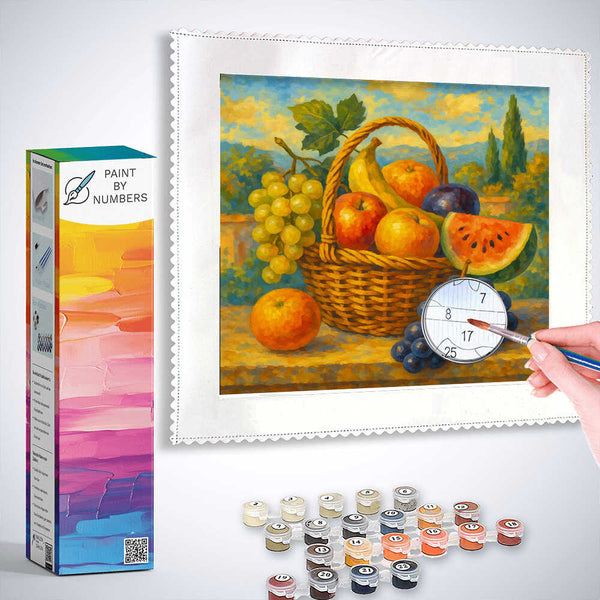Paint by Numbers - Mediterranean fruit harmony