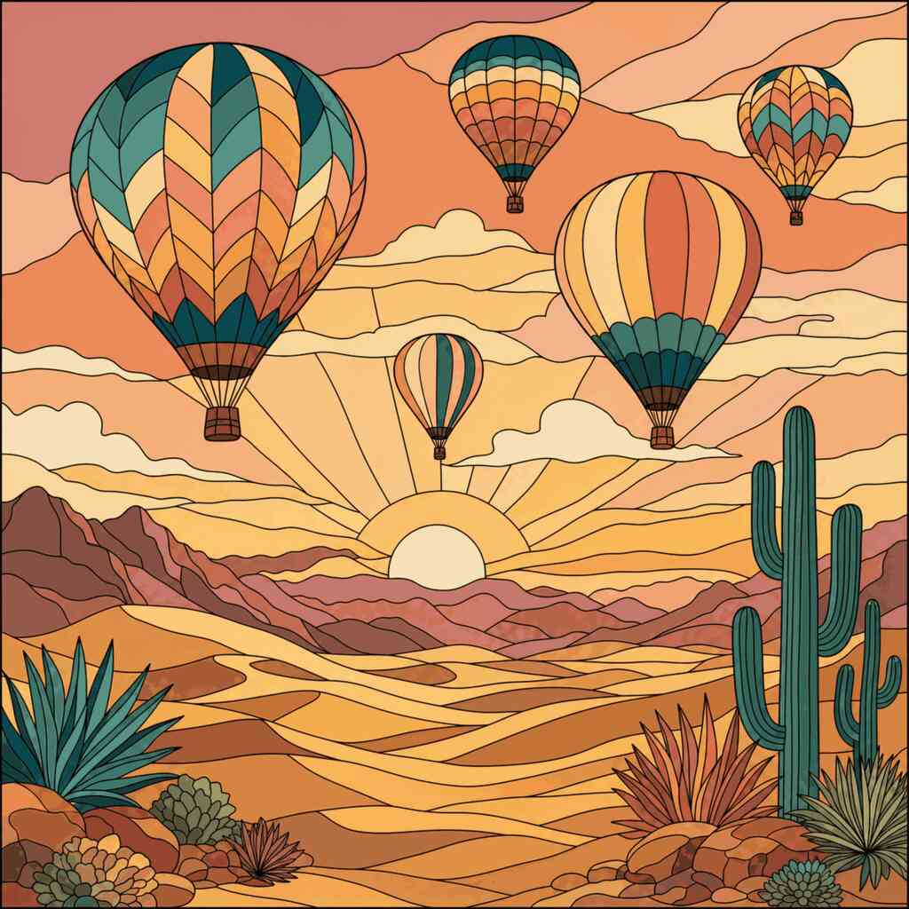 Paint by Numbers - Sunrise of Freedom
