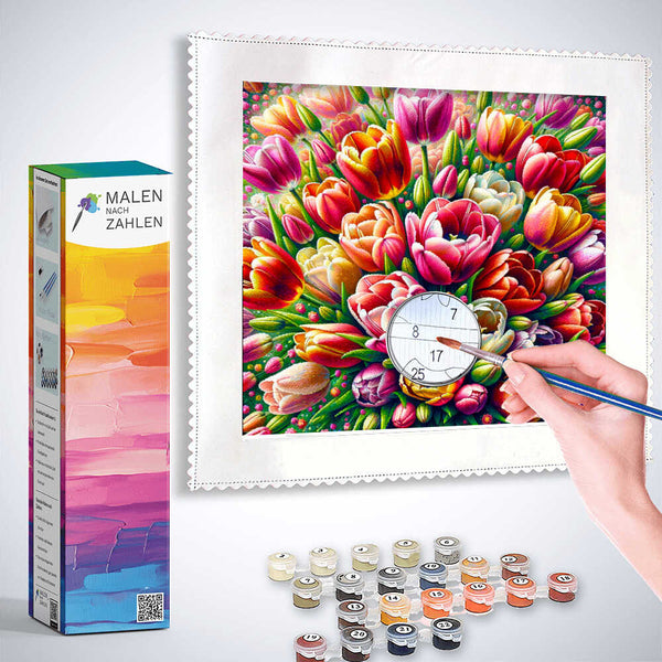 Paint by Numbers - Fantastic Tulips Bouquet