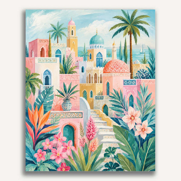 Paint by Numbers - A dreamlike oasis on the Mediterranean