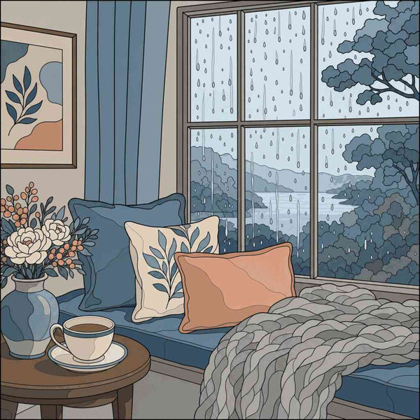 Paint by Numbers - Raindrop poetry