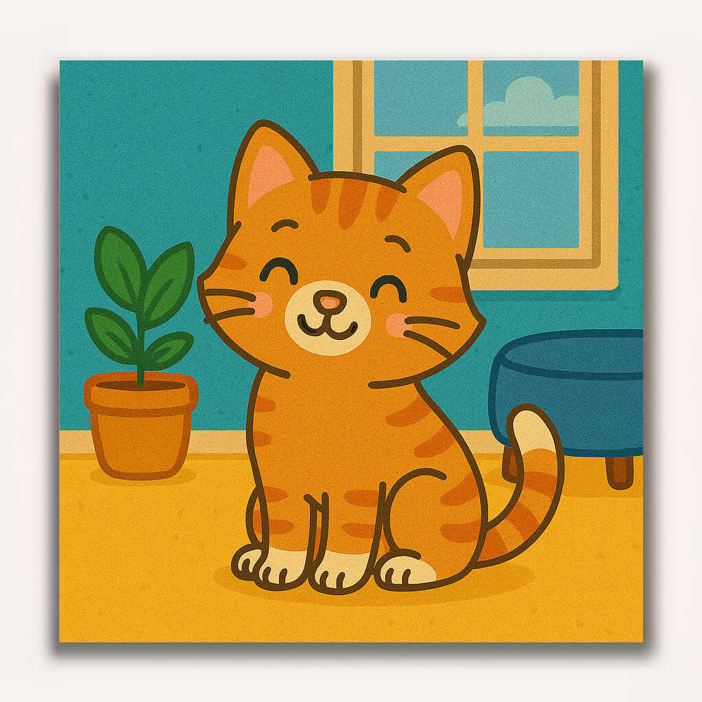 Paint by Numbers - Sunshine in the living room