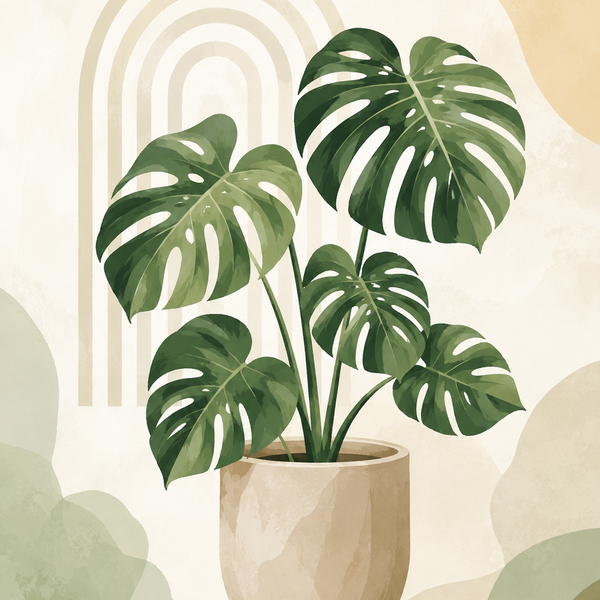 Botanical Harmony, set of 4 - Mini paint by numbers