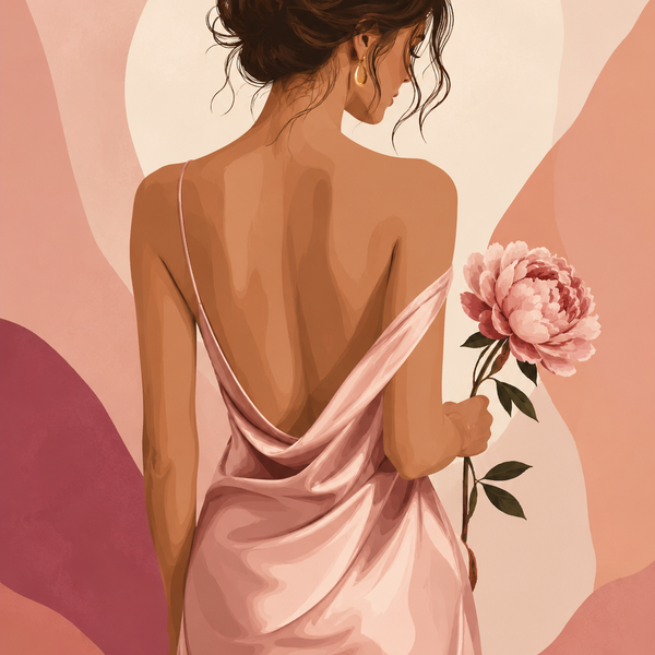 Rose Elegance, set of 4 - Mini paint by numbers