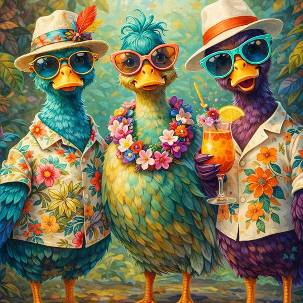 Paint by Numbers - Tropical Friendship – A Summer Full of Joy