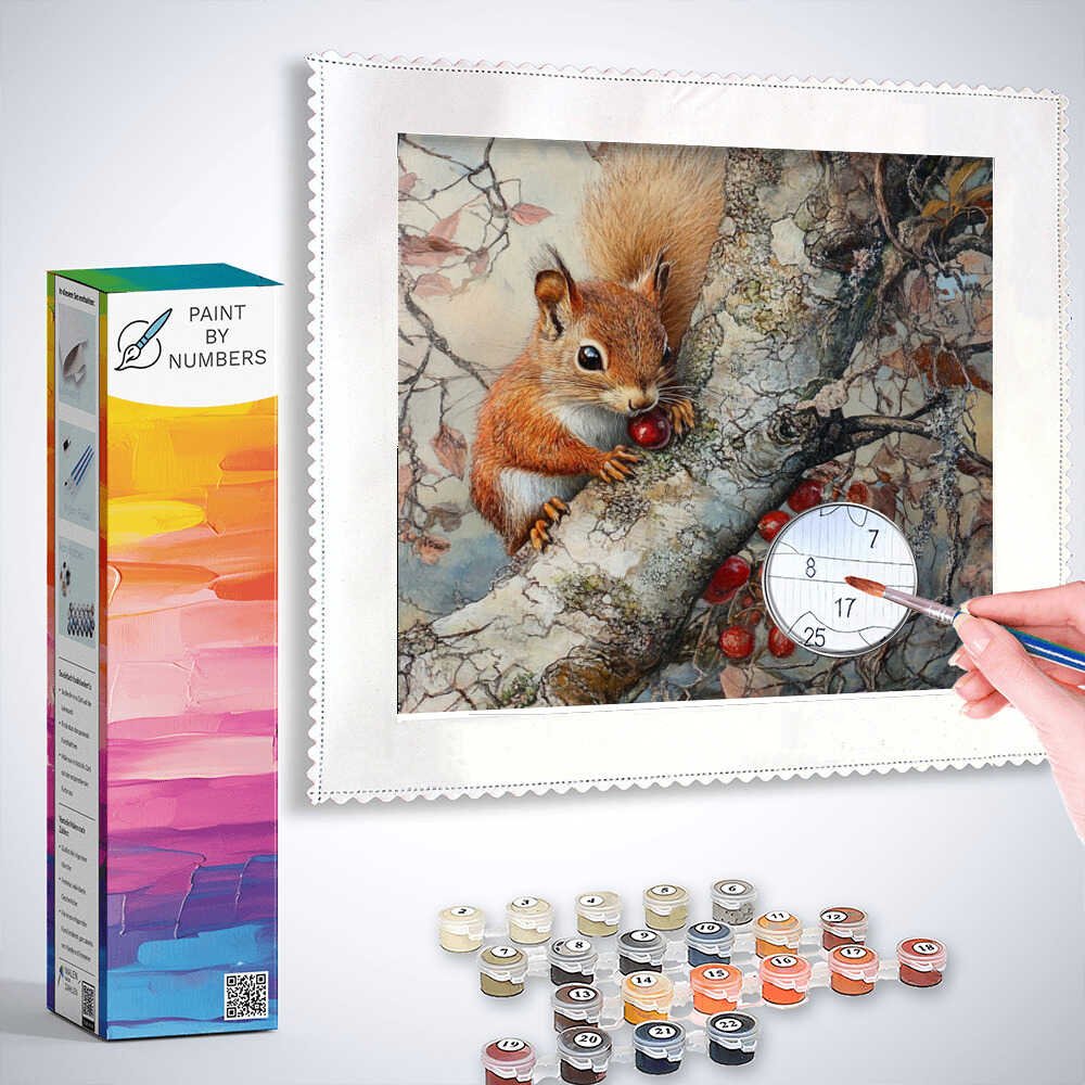 Paint by Numbers - Autumn magic in the branches