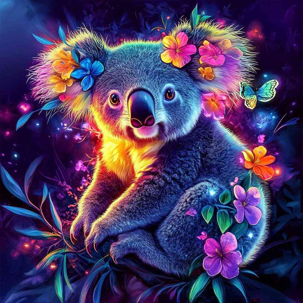 Paint by Numbers - Magical Koala Garden