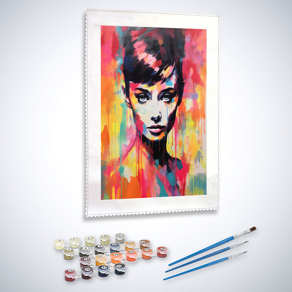 Audrey Hepburn - Paint by Numbers