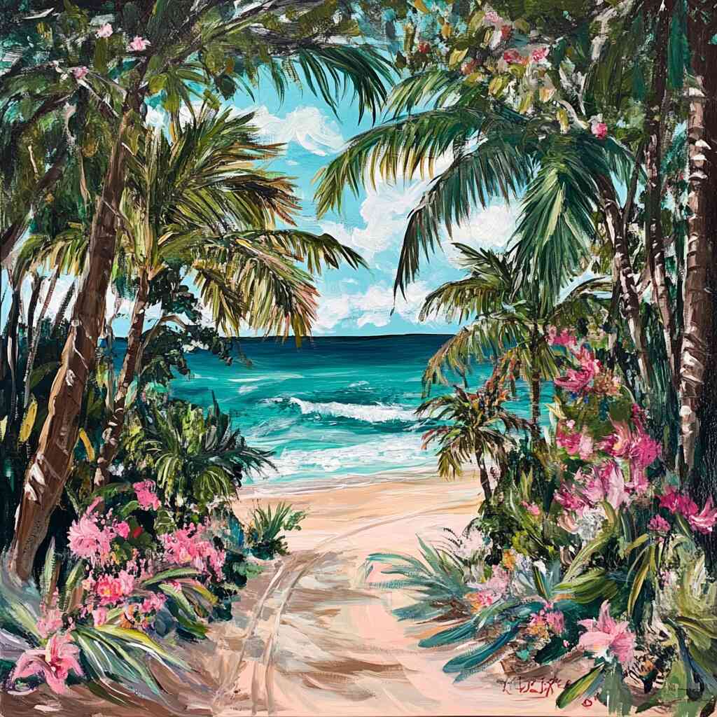 Paint by Numbers - Longing for paradise