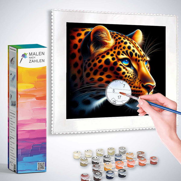 Paint by Numbers - Leopard Profile