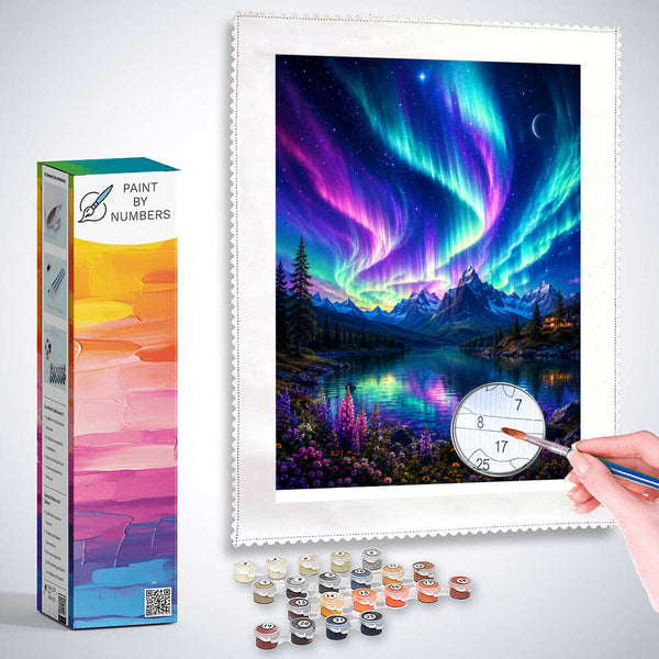 Paint by Numbers - Magic of the Northern Lights