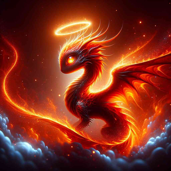 Paint by Numbers - Little dragon, halo