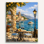 Paint by Numbers - Lemons in summer, Mediterranean