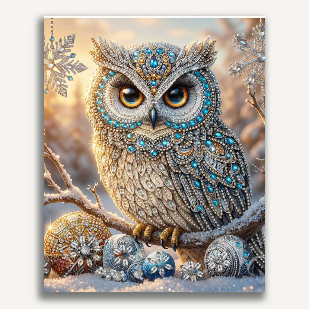 Paint by Numbers - The Crystal Owl