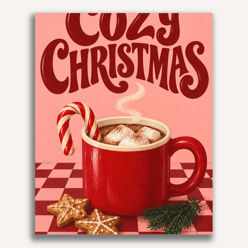 Paint by Numbers - Cozy Christmas joy