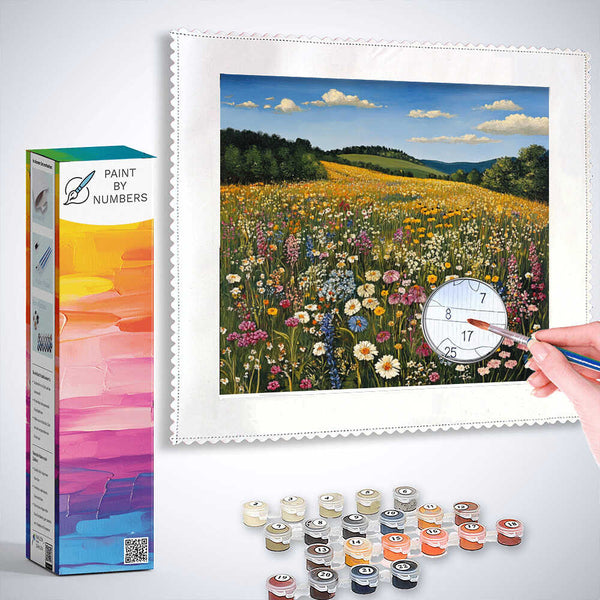Paint by Numbers - Blossoming frenzy of freedom