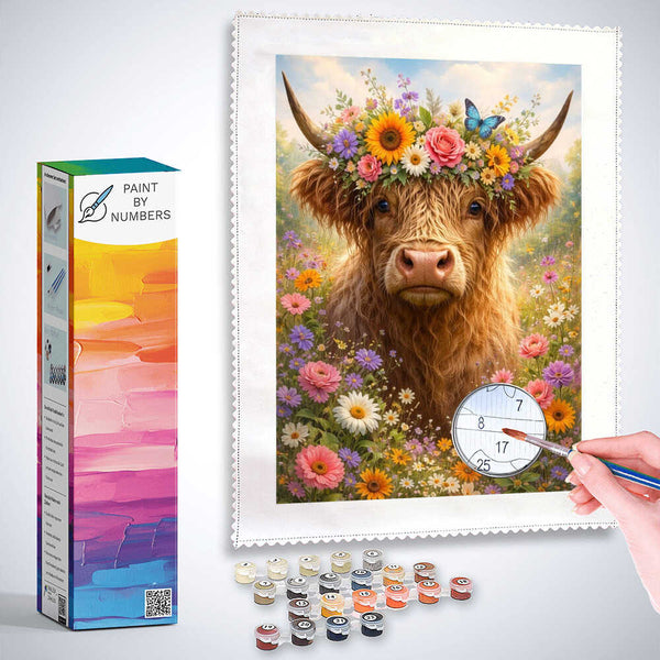 Paint by Numbers - Flower crown of harmony