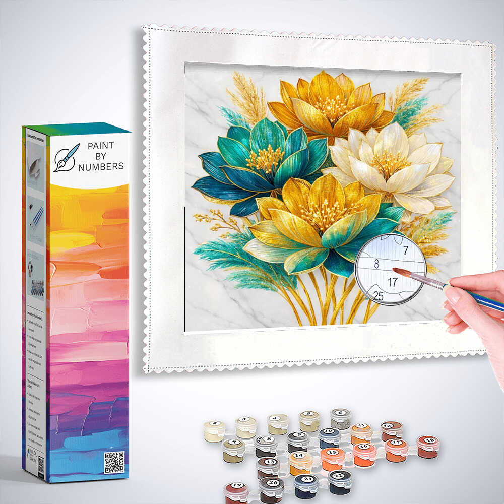 Paint by Numbers - Golden Harmony