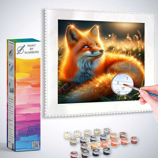 Paint by Numbers - Sparkling dreams of the fox
