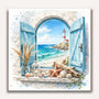 Paint by Numbers - Window to the Mediterranean dream