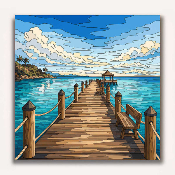 Paint by Numbers - Longing for the horizon