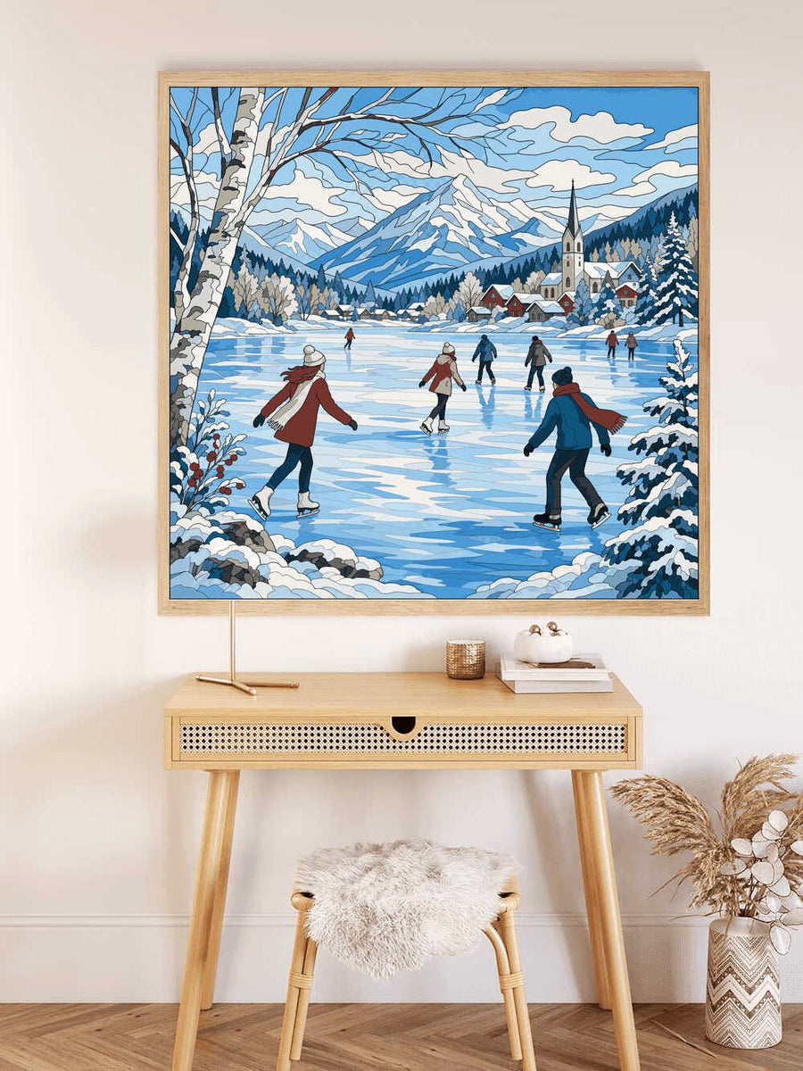 Paint by Numbers - Winterzauber am See