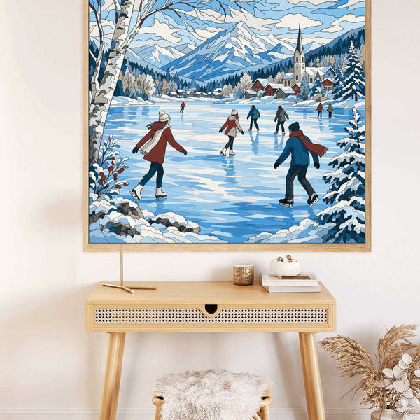 Paint by Numbers - Winterzauber am See