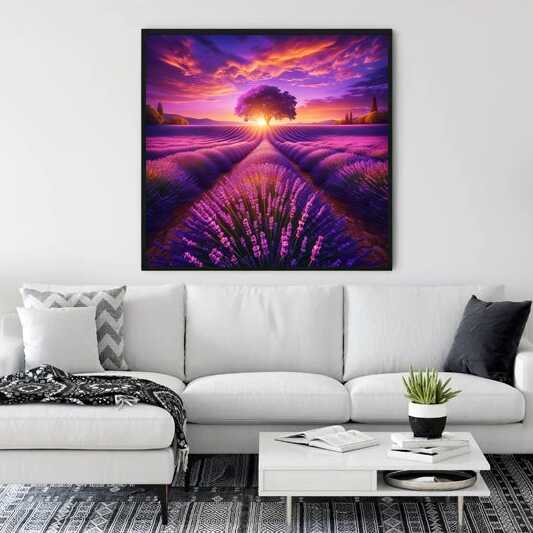 Paint by Numbers - Lavender Field Book