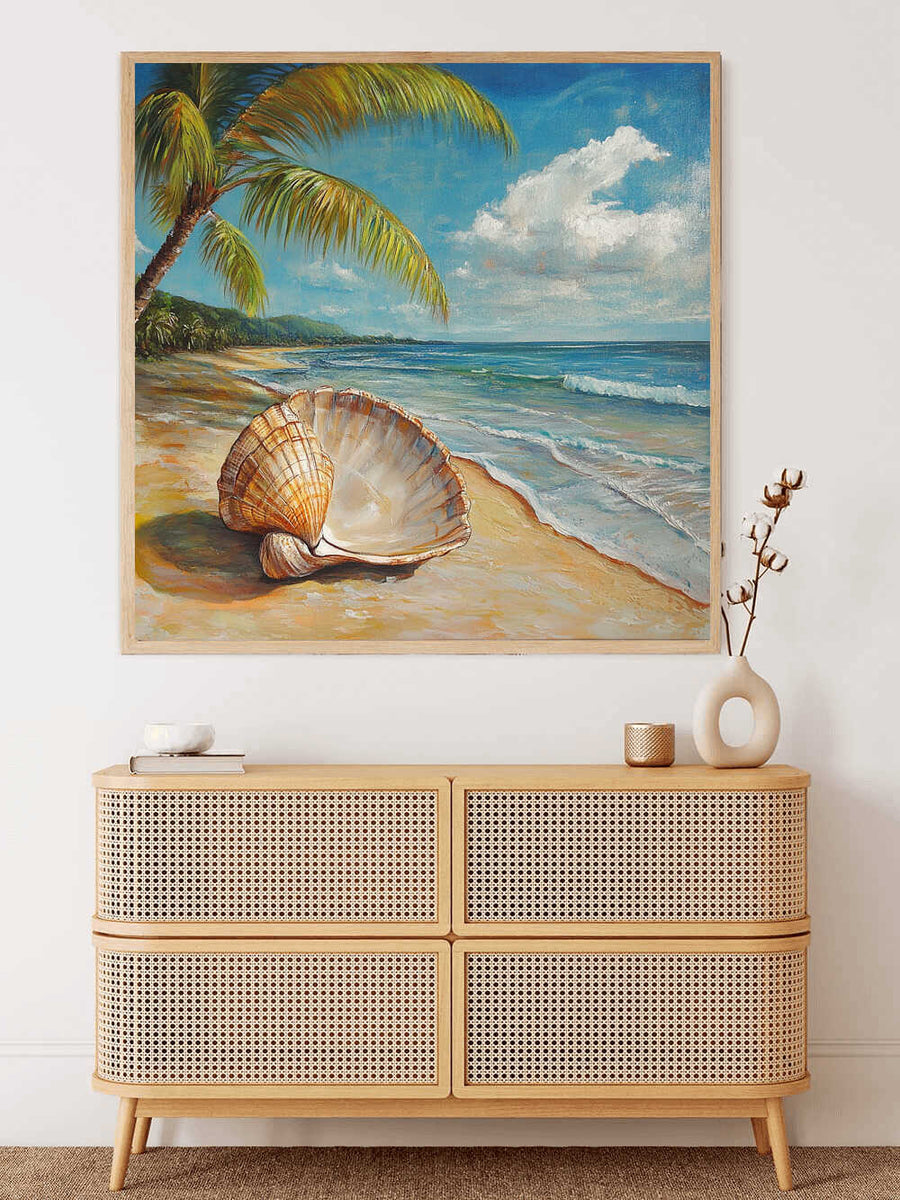 Paint by Numbers - Shell whispering on the paradise beach