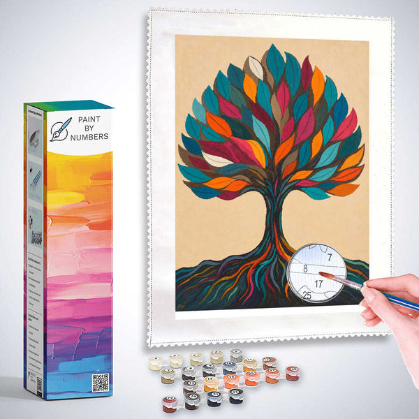 Paint by Numbers - Tree of Life Colors