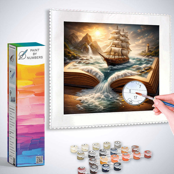 Paint by Numbers - The Adventure Awakens, Book Ship