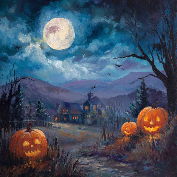 Paint by Numbers - Whispers of the Halloween Moon