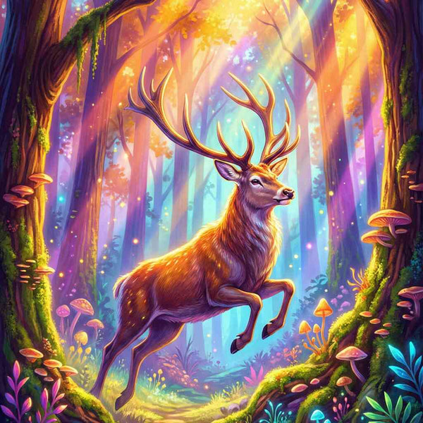Paint by Numbers - The magical light of the forest