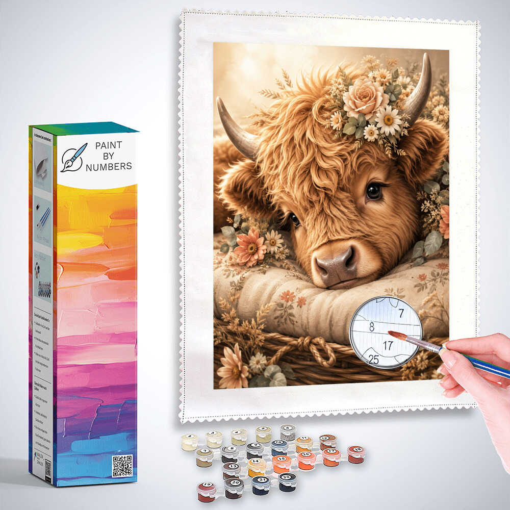 Paint by Numbers - Gentle dreams, harmony in the flower basket