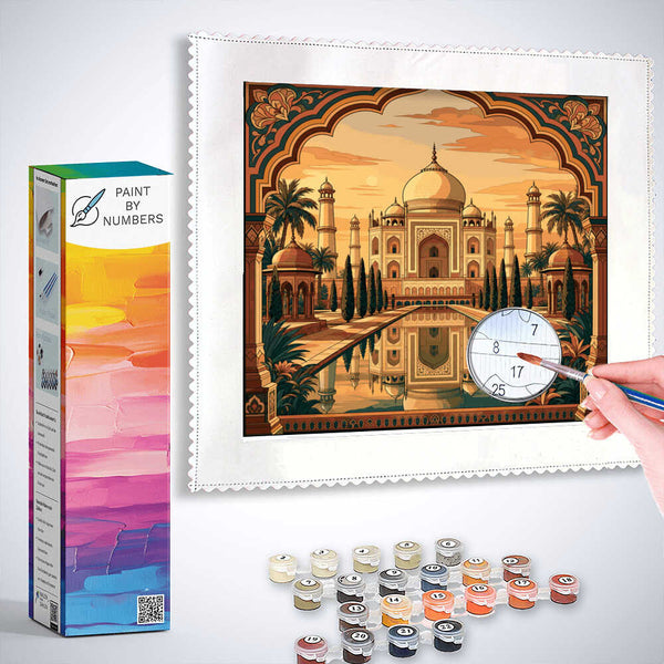 Paint by Numbers - Magic of Twilight: Indian Dream