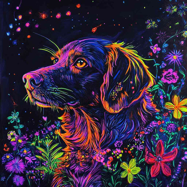 Paint by Numbers - Bright dreams, dog