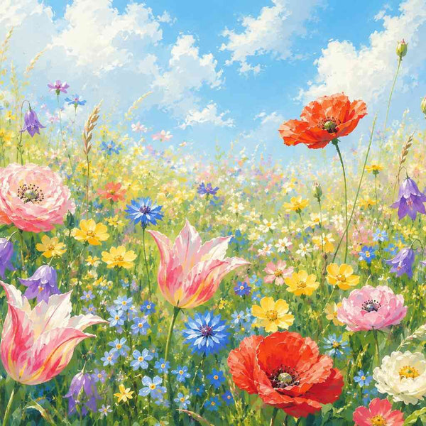 Paint by Numbers - Floral dreams in summer light