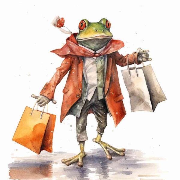 Paint by Numbers - Shopping in the frog pond