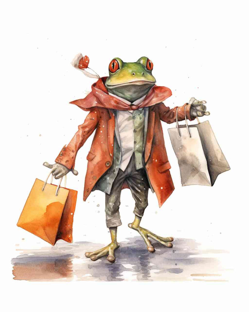 Paint by Numbers - Shopping in the frog pond