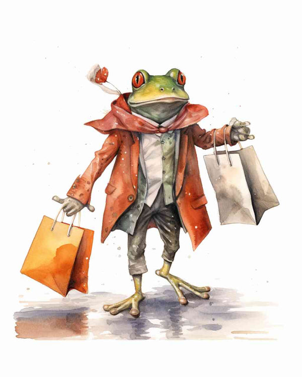 Paint by Numbers - Shopping in the frog pond