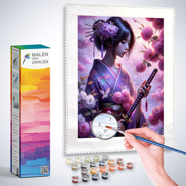 Paint by Numbers - Japanese beauty