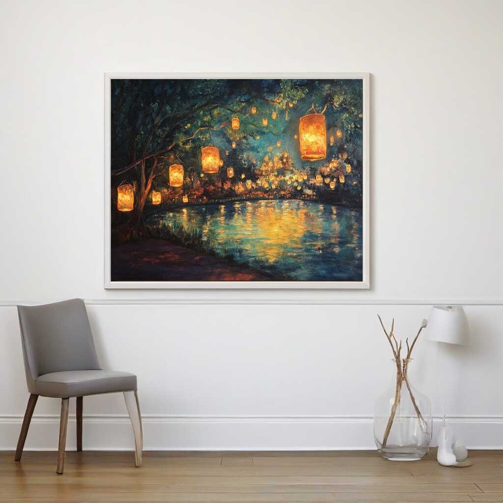 Paint by Numbers - Whispers of the Twilight, Lantern