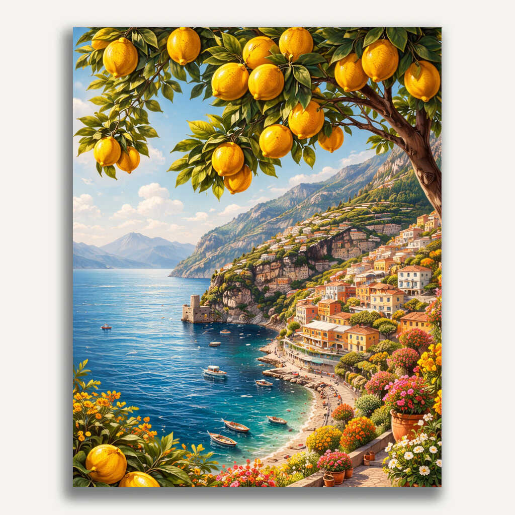 Paint by Numbers - Lemon scent on the Mediterranean
