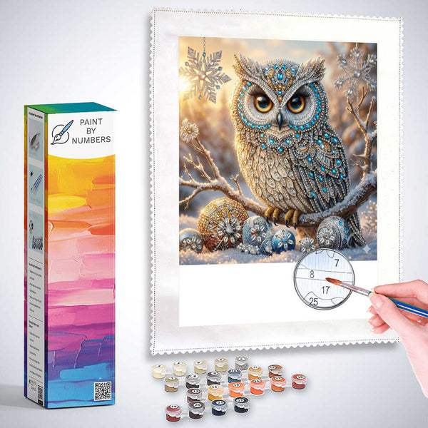 Paint by Numbers - The Crystal Owl