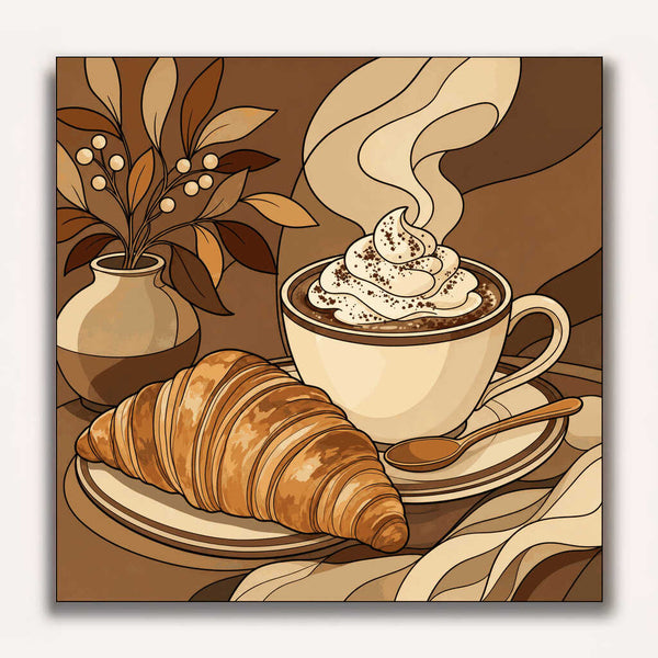 Paint by Numbers - Morning magic in the café