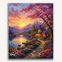 Paint by Numbers - Evening magic by the lake