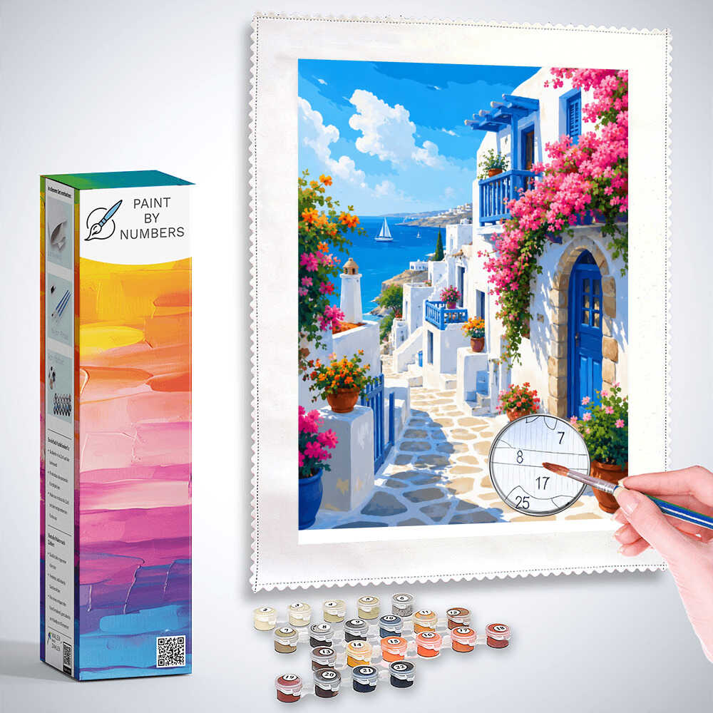 Paint by Numbers - Mediterranean Summer Dreams