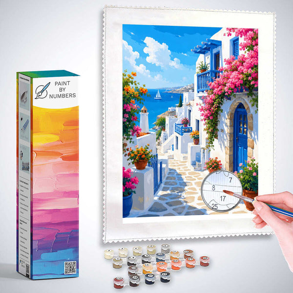 Paint by Numbers - Mediterranean Summer Dreams