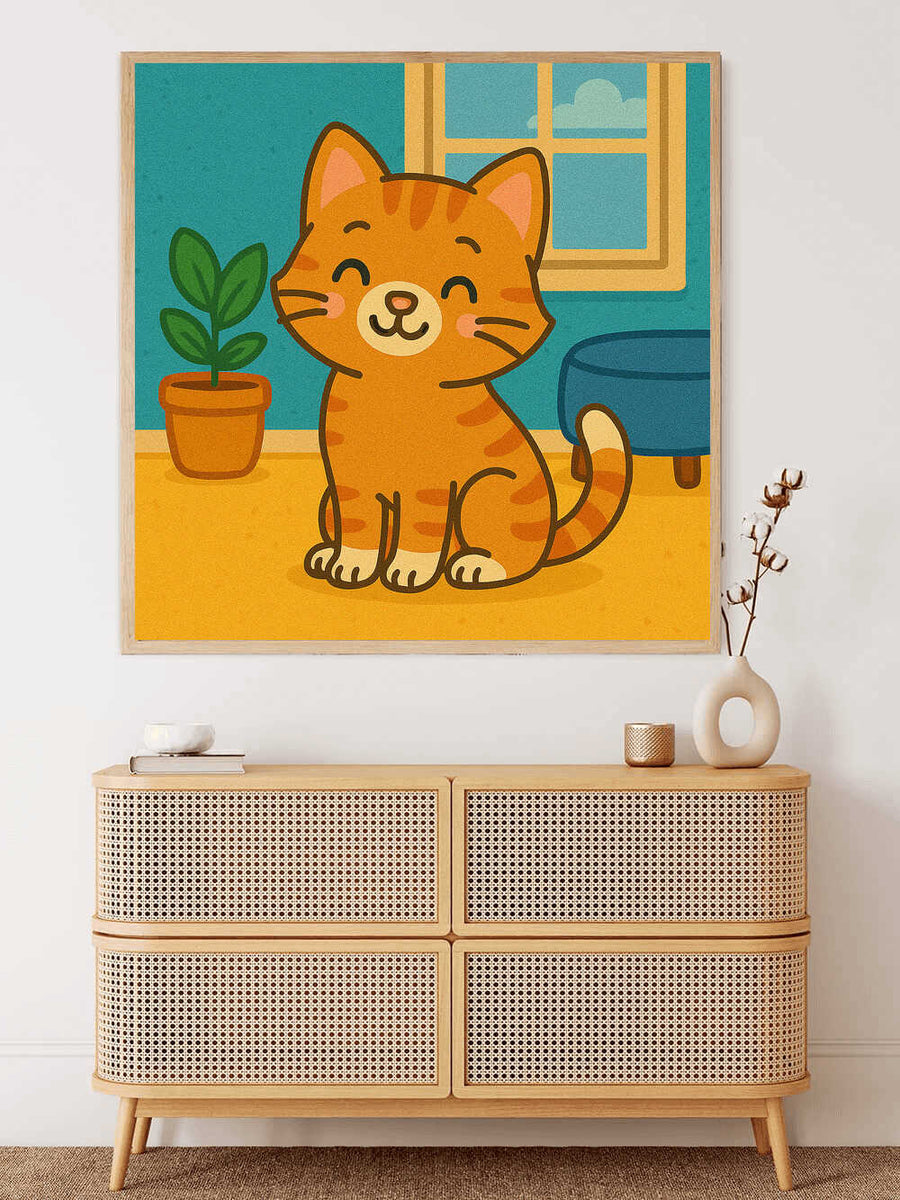 Paint by Numbers - Sunshine in the living room